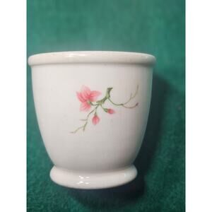 Syracuse China USA Restaurant Ware Floral Custard Cup Floral Vintage Usa  4-kk
